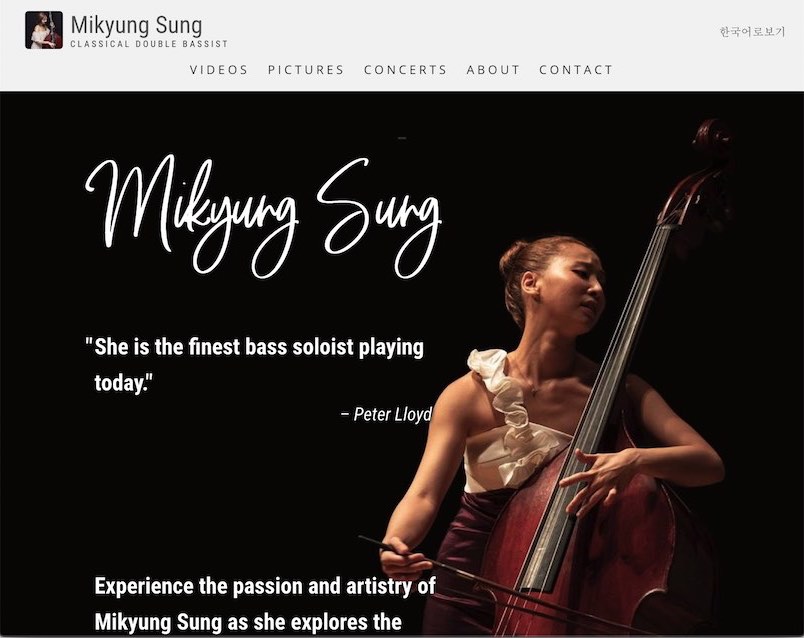 mikyungsung.com website